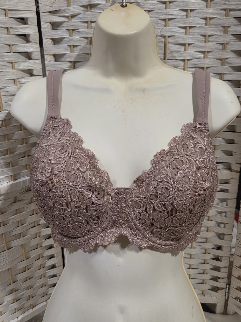 Leading Lady Lace Underwire Bra - Mauve
